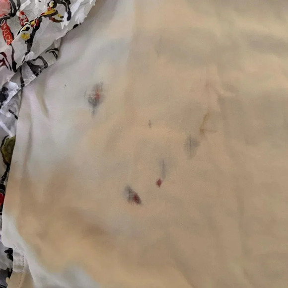 Grey Jason Wu Silk Dress Spaghetti Straps Midi Ruffles Tiered Cream 8 - Picture 11 of 15